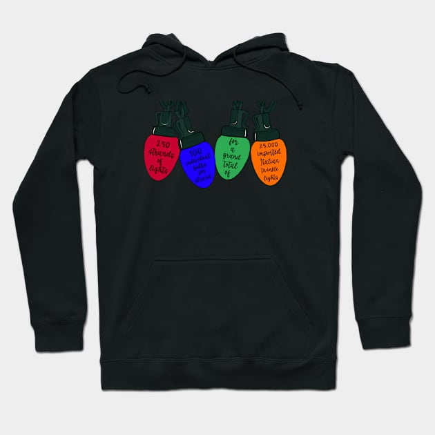 Christmas lights Hoodie by Chic and Geeks